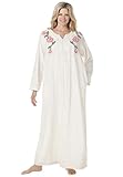 Only Necessities Women's Plus Size Robe In Plush Chenille With Pockets