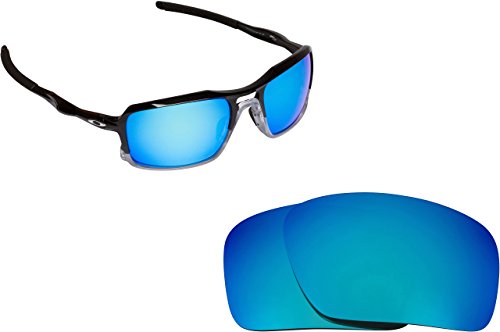 New SEEK OPTICS Replacement Lenses Oakley TRIGGERMAN - Polarized Blue Mirror