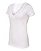 Next Level Ladies' CVC Deep V 2XL WHITE