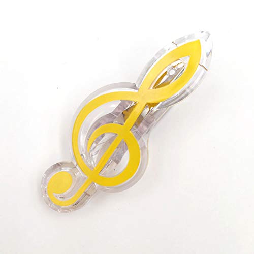 Hooshion 10 pcs Music Note Clip Music Book Clip Music Page Holder Piano Book Clamps Suit for All Musical Instruments