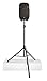 Ultimate Support TS-99BL TeleLock Series Lift-Assist Aluminum Extra Tall Speaker Stand w/Leveling Leg
