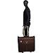 LONDON FOG Knightsbridge Hyperlights 44-Inch Wheeled Garment Bag, Chocolate