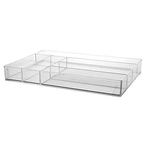 Clear Plastic Silverware and Utensil Organizer - Thumbnail 6