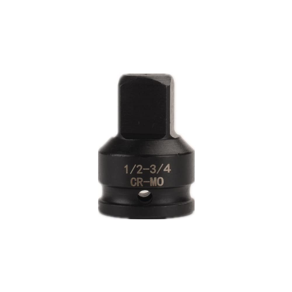 FLZOSPER 1/2 Inch Drive（F×3/4 Inch（M Impact Adapter and Reducer，Female to Male，CR-Mo, SAE, for Sockets and Drive Tools