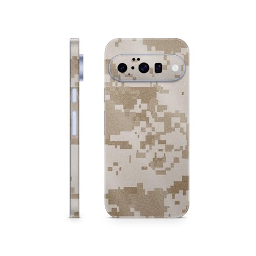 Glossy Glitter Phone Skin Compatible with Google Pixel 10 - Desert Camo - Premi…