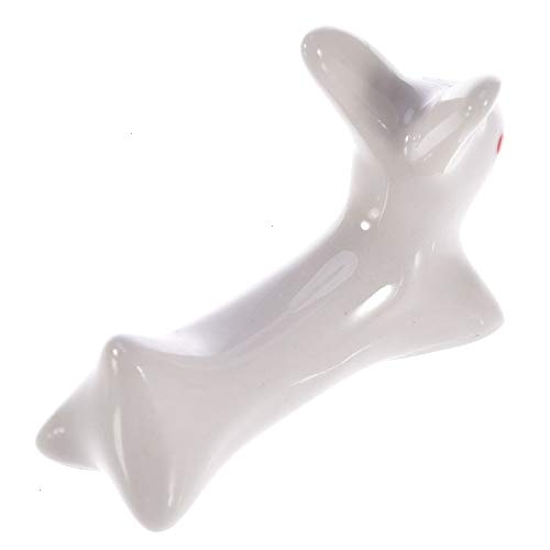 Chopstick Rest, 8 Pack Chopstick Holder Ceramic Cute Rabbit Shape Chopsticks Stand Spoon Fork Knife Utensil Rest - Thumbnail 2