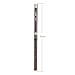 ammoon Black Bamboo Dizi Flute Traditional Handmade Chinese Musical Woodwind Instrument Key of C
