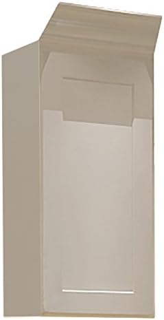 ProCraft Cabinatery Ready to Assemble Kit755 Liberty Shaker White Storage Wall Cabinet with Door and Frame, 15" x 42" x 12"