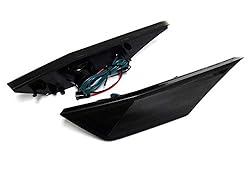 RZGMTSPT 2x Black Smoked Lens Front Bumper LED Side
