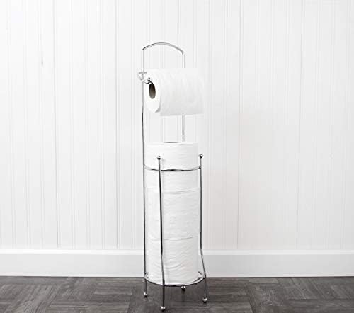 Inspired Living Reserve Stand toilet-paper-holders, Tower Franklin, SILVER