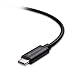 Certified Cable Matters 40 Gbps Thunderbolt 3 Cable (USB C Thunderbolt Cable) in Black 3.3 Feet Supporting 100W Charging
