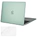 Mosiso Hard Case for Newest Macbook Pro 13 Inch with/without Touch Bar, Light Green