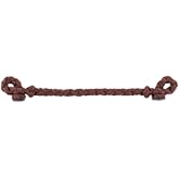 Aime Imports Brown Nylon Bit Hobble Brown | Braided nylon construction, thicker diameter than most, training snaffles, lightweight, knotted loop attachment