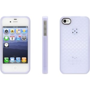 Griffin Th - Griffin Iclear Air Case For Cell Phone Polycarbonate Lavender For Apple Iphone 4, 4S 
