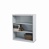 Tennsco 34-1/2 by 13-1/2 by 40-Inch Metal Bookcase with 3 Shelves, Putty