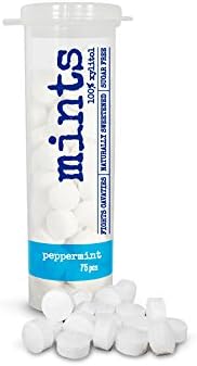 Spark Naturals Peppermint Mints - 25% Xyntal Natural Mints (2 Pack/75pc each)
