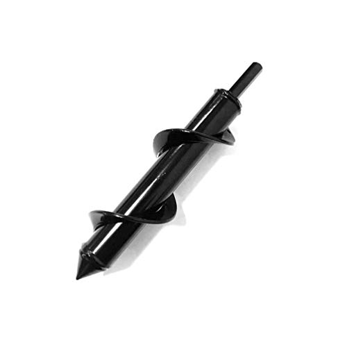 SuperThinker Auger Drill Bit, Garden Plant Flower Bulb Auger Rapid Planter for Planting Bulb Seedlings & Bedding Plant Auger for 3/8" Hex Drive Drill Earth Auger Drill Fence Post Umbrella Hole Digger