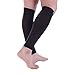 Doc Miller Compression Calf Sleeve for Men & Women, Premium Medical Grade, 20-30mmHg Graduated Support for Running, Calf Tear, Shin Splints, Knee High, Black Calf Sleeves, Extra Large Size, 2 Pair