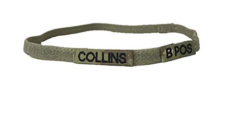 Customized Multicam OCP Stretch Band For Kevlar Helmet (Cat Eyes with Name and Blood Type)