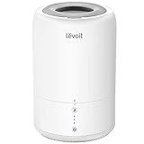 LEVOIT Humidifiers for Bedroom, Cool Mist Humidifier for Babies, Top Fill Ultrasonic Air Humidifier, Essential Oil Diffuser with Smart Sleep Mode, Whisper Quiet Operation, Auto Shut Off (1.8L/0.48Gal)