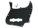 KAISH Jazz Bass J Bass Pickguard fits USA/Mexican 4 String Fender Jazz Bass Black 3 Ply