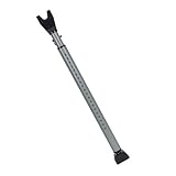 SABRE HS-DSB Door Security Bar - Adjustable 2-in-1 Home Security Door Bar, Strong Scratch-Proof Grip, Removable Door Knob Top for Use on Sliding Doors, Portable & Easy to Use for Apt & Travel Security