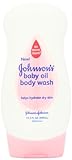 Johnson's Baby Oil Body Wash Pink, 13.5 Ounce (Pack of 6)