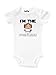 Baffle "I'm the Princess" Princess Leia Baby Onesie - Black Text