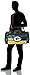 FOCO Green Bay Packers Medium Striped Core Duffle Bag