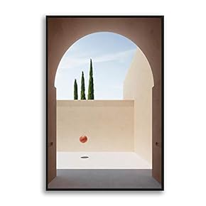 Framed Canvas Wall Art for Living Room, Bedroom Colorful Corridor Canvas Prints for Modern Home Decoration Ready to Hang - 16"x24" inches