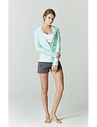 TSLA FSZ02   FSZ04 - Bañador para mujer UPF 50 + con cremallera completa y media frontal de manga larga