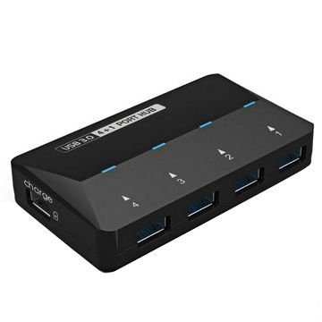 Generic-brand-USB30-4-port-hub1-Charging-port-With-12V2A-Power-Adapter-and-USB-30-Cable-VIA-VL812-Chipset
