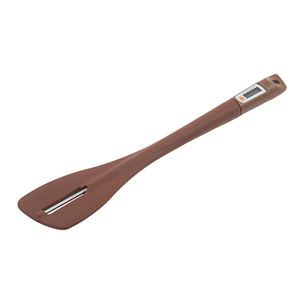 Silikomart | Silicone Spatula with Thermometer Choc, Dimensions 320 x 320 x 70 mm