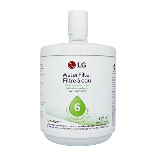 LG LT500P - 6 Month / 500 Gallon Capacity Replacement Refrigerator Water Filter (NSF42 ADQ72910911 , White