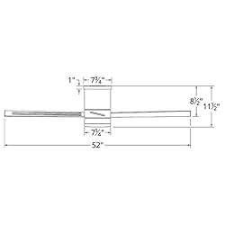 Axis Smart Indoor and Outdoor 3-Blade Flush Mount