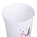 MISS FANTASY Unicorn Cups Unicorn Party Favors Supplies Unicorn Cups for Kids Unicorn Birthday Keepsake Cups for Girls Magic Unicorn Party Plastic Cups 12 OZ White(Pack of 12)