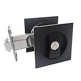 LWZH Privacy Pocket Door Lock,Square Sliding Barn