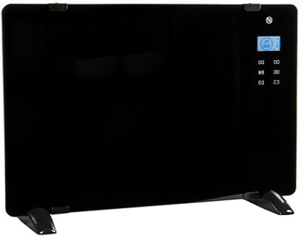 Best Choice Products 1500w Lcd Glass Panel Heater Silent Energy Saving Compact Wall Mount Heater Bk Amazon Co Uk