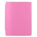 BESDATA Ultra Thin Magnetic Smart Cover [Auto Wake/Sleep Function]& Translucent Back Case for 2013 iPad Air + Screen Protector + Cleaning Cloth + Stylus (Pink)