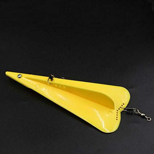 NCElec Sea Fishing Tackle Diving Board Trolling Paravane Planer Board with Lead Sinker - Thumbnail 3