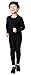 Boys Girls Thermal Underwear Long John Set Fleece Lined Base Layer Top and Bottomthumb 1
