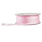 Fowod Double Faced Satin Ribbon, 54 Yard / 164 Feet, 1/4 Inch 6mm Wide, Pink