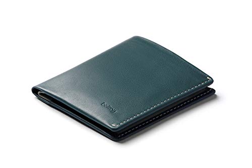 Bellroy Note Sleeve Wallet (Slim Leather Men's Wallet, RFID Blocking, Holds 4-11 Cards, Coin Pouch, Flat Note Section) - Teal