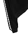 ROMWE Women's Zip Front High Neck Tape Striped Detail Crop Sweatshirt