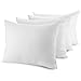 The Grand Pillow Covers Queen Size - Poly-Cotton Pillow Protector with Zipper - Moisture Wicking, Advanced Allergy Protection Pillow Protector - Protects Pillow from Dust, Dirt, and Debris (4 Pack)
