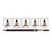 1 pcs Makeup Eyebrow Enhancer 12H Long Lasting Sweat &Waterproof Eyebrow Pencil Pen Dark Brown Eye Brow Pencil 5 Colors to Choose (4# Grey)
