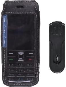 New Premium Black Swivel Leather Case for Nokia 5310