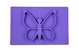 Kids Silicone Placemat, Baby Feeding Tray Butterfly Design
