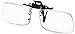 Magna-flip Clip on Flip up Magnifiers, +5.00 Power Converts Distance Glasses and Into Reading and Computer Glasses