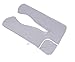 AngQi Cotton Pregnancy/Maternity Pillowcase, C Shaped, White